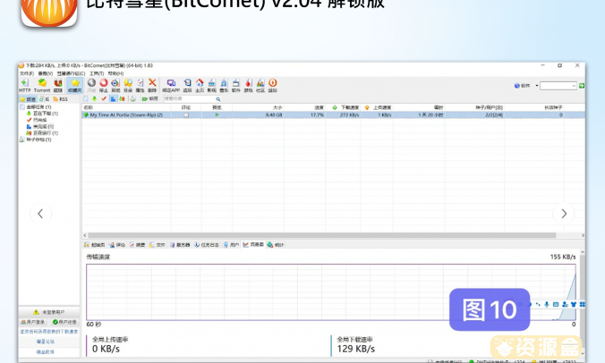 比特彗星(BitComet) v2.04 解锁全功能简体中文豪华版:强大的下载利器