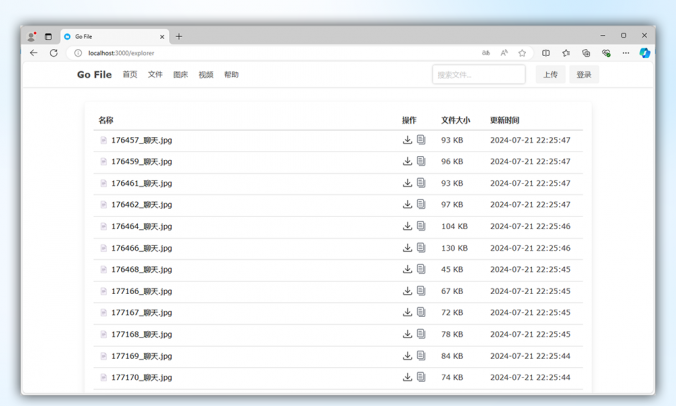 Go-File文件共享工具_单文件V0.4.12图床与视频播放